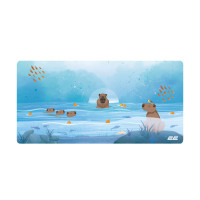 2E Mouse Pad CAPYBARRA, L(800x400x2mm), blue (2E-PAD-L-CAPY-BLUE)