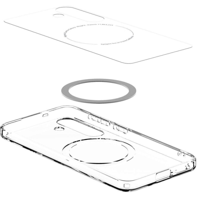 Spigen Galaxy S25+, Ultra Hybrid MagFit, Clear White (ACS08981)