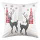 ARDESTO Подушка декор. Christmas Deer 45х45см, 100% поліестер, білий (ART1032HD)