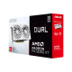ASUS Вiдеокарта Radeon RX 9060 XT 16GB GDDR6 OC DUAL-RX9060XT-16G-WHITE білий (90YV0LG3-M0NA00)