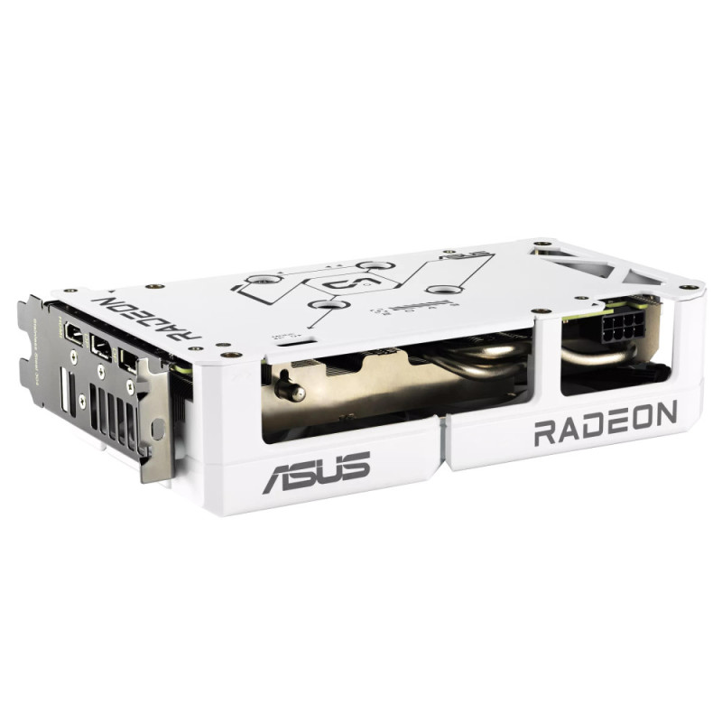 ASUS Вiдеокарта Radeon RX 9060 XT 16GB GDDR6 OC DUAL-RX9060XT-16G-WHITE білий (90YV0LG3-M0NA00)