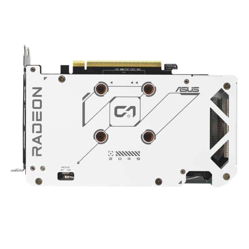 ASUS Вiдеокарта Radeon RX 9060 XT 16GB GDDR6 OC DUAL-RX9060XT-16G-WHITE білий (90YV0LG3-M0NA00)