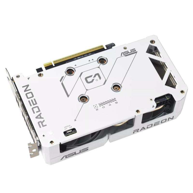 ASUS Вiдеокарта Radeon RX 9060 XT 16GB GDDR6 OC DUAL-RX9060XT-16G-WHITE білий (90YV0LG3-M0NA00)