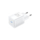 Зарядное устройство Vention 1xUSB-C PD20W GaN + cable USB-C to USB-C white (TZ-FEPW0-EU-01)