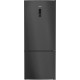 Siemens Холодильник Siemens з нижн. мороз., 186x75x80, xолод.відд.-406л, мороз.відд.-120л, 2дв., E, NF, чорна нержавіюча сталь (KG76NCXE0N)