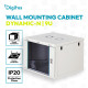 Digitus Шафа DIGITUS 19", 9U, Wall Mounting Dynamic-N, 600x600 мм, 60кг максимально, розібрана, сіра (DN-37106)