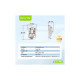Мышка BAVIN G-K-992 RGB Wireless/Bluetooth White (G-K-992-WH)