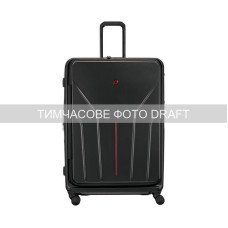 Wenger Валіза Wenger Amplix Hardside Large, велика, полікарбонат, TSA, 4 колеса, розширення, чорний (653329)