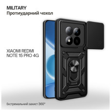 Чехол для мобильного телефона BeCover Military Xiaomi Redmi Note 15 Pro 4G Black (715861)
