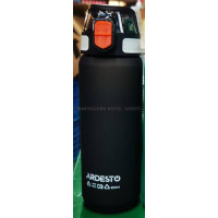 ARDESTO Пляшка для води Matte 800мл, пластик, чорний (AR2281ML)