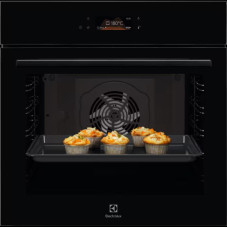 Electrolux oven electrical, 72l, A+, display, convection, telescopic rails, black (LOE8F38Z)