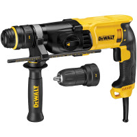 DeWALT Перфоратор DeWalt SDS-Plus 800Вт 2.8Дж 0-5540уд/хв 0-1500об/хв 3 режими кейс 3кг (D25134K)