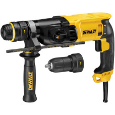 DeWALT Перфоратор DeWalt SDS-Plus 800Вт 2.8Дж 0-5540уд/хв 0-1500об/хв 3 режими кейс 3кг (D25134K)