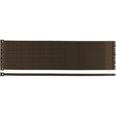 Neo Tools Cable Tie, 50pcs, Plastic, 7.6x380mm, Brown (15-970)