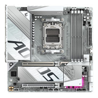 Gigabyte Материнская плата B850M AORUS ELITE WF6E ICE sAM5 B850 4xDDR5 M.2 Wi-Fi BT mATX (B850M_A_ELT_WF6E_ICE)
