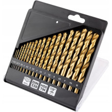 Graphite Набір свердел по металу GRAPHITE HSS TiN 1-10мм кейс 19шт (54T950)
