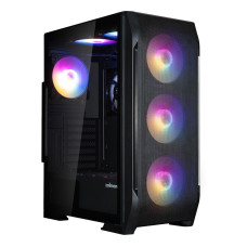 Zalman PC case N7 PLUS V2 without PSU, 1xUSB3.0, 2xUSB2.0, 6x120mm RGB Rainbow, 1x120mm, VGA 340mm, LCS ready, TG Side Panel, ATX, black (N7PLUSV2)