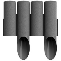 Cellfast Lawn fence STANDARD, 4 elements, 2.3m, gray (34-044)