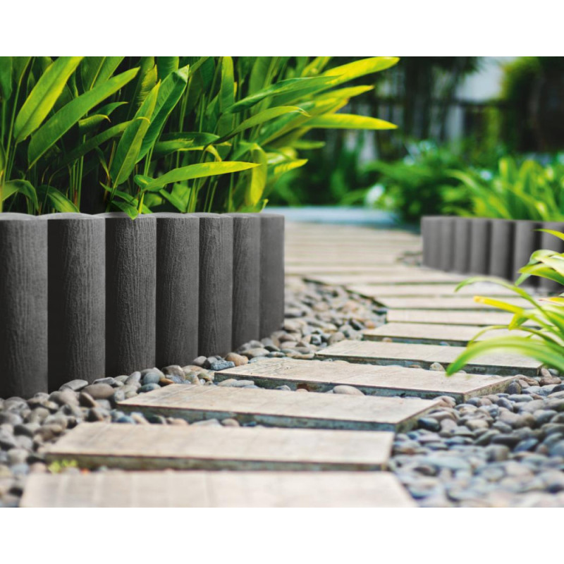 Cellfast Lawn fence STANDARD, 4 elements, 2.3m, gray (34-044)