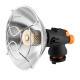 Neo Tools gas camping heater, 92g/hour, cartridge, regulator, piezo ignition, black (90-134)