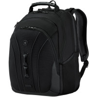 Wenger Icons Backpack, Legacy Black Series, 16" Laptop Backpack, Black (653629)