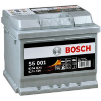 Bosch Акумулятор S5 12В 52А·год 520А R+ (0 092 S50 010) (0092S50010)