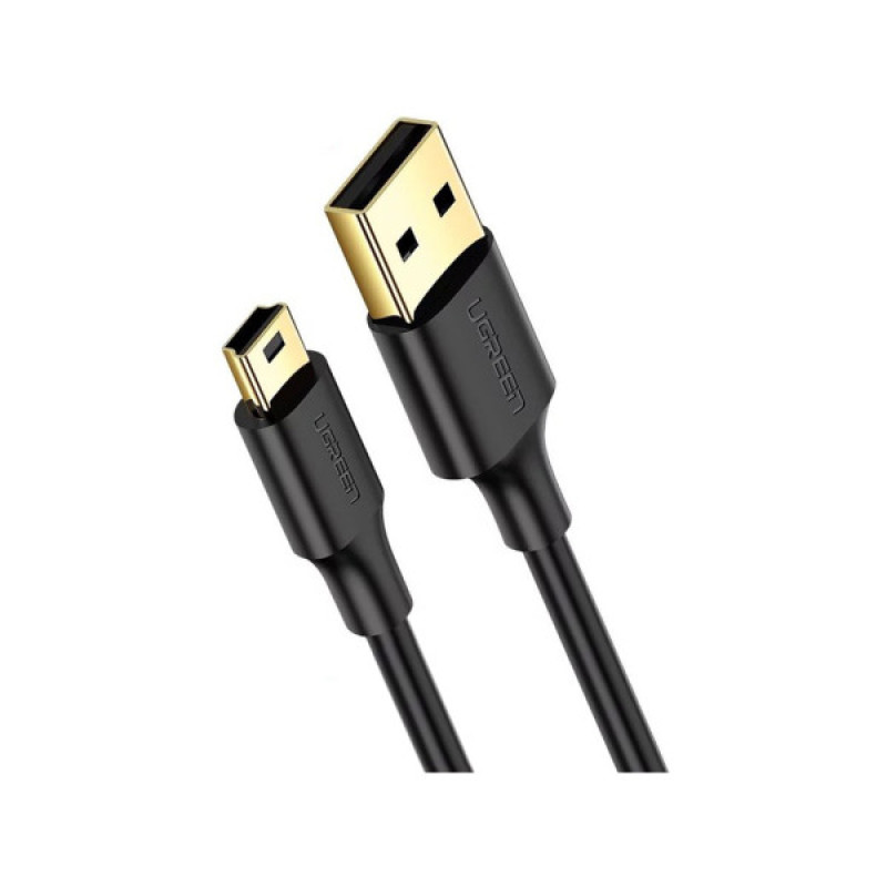 Дата кабель USB 2.0 AM to Mini 5P 2.0m US132 black Ugreen (30472)