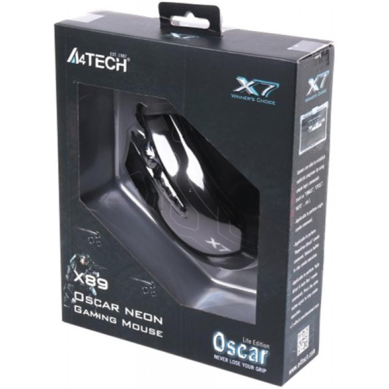 Мышка A4Tech X89 Black (4711421945059)