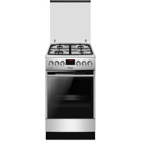Hansa Cooker combined, 62L, 50x60cm, display, convection, cast-iron, inox (FCMS582258)
