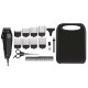 Moser Машинка для стрижки Wahl Home Pro 300, мережа, вібраційний мотор, насадок-10, кейс, масло та ножиці у компл., сталь, чорний (09247-1316)