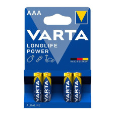 Батарейка Varta AAA Longlife Power щелочная * 4 (04903121414)