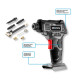 Graphite car compressor battery Energy+ 18V 7bar 0.73 kg without battery and spare part (58G041)