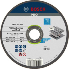Bosch Диск відрізний Bosch Professional для нержавіючої сталі та металу 150x1.6x22.23мм (2.608.603.405)
