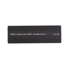 Карман внешний PowerPlant SSD Premium M.2 PCIe NGFF/NVMe USB3.2 (HC380510)