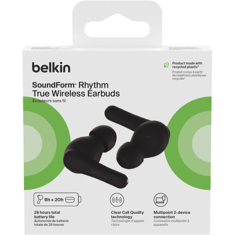 Belkin TWS Soundform Rhythm True Wireless, black (AUC012BTBK)