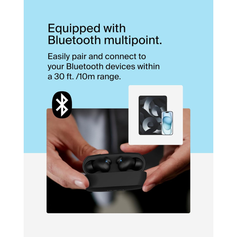 Belkin TWS Soundform Rhythm True Wireless, black (AUC012BTBK)