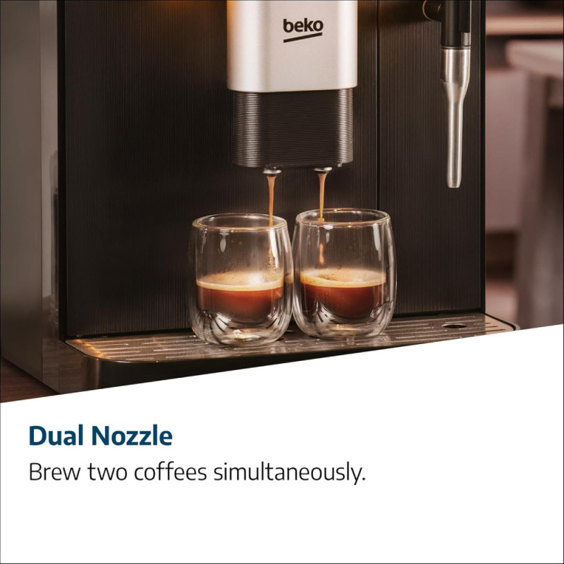 Beko Coffee machine Beko, 2.0L, hand capuchino maker, auto recipe-5, black (CEG7302B)