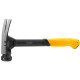 DeWALT Молоток столярний DeWALT RIP-CLAW 624г 40.5см руків'я металеве гумове з прямим цвяходером, фрезерований бойок (DWHT51005-0)