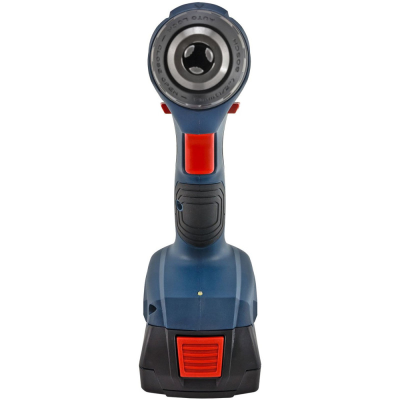 Bosch Шуруповерт-дрель аккумуляторный GSR 180 LI, 18В 2х2.0Ач, 21/54Нм, 20+1, 450/1700об/мин, набоор бит 11 шт+набор сверл 12 шт, 1.6кг (0.601.9F8.10A)