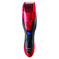 Panasonic Trimmer for beard and mustache, network+battery, nozzles-1, red-black (ER-GB40-R520)