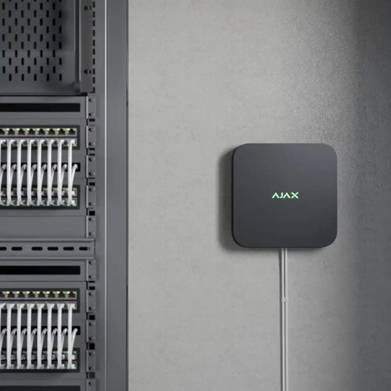 Ajax NVR Network Video Recorder, 16 channels, jeweler, black (000034517)
