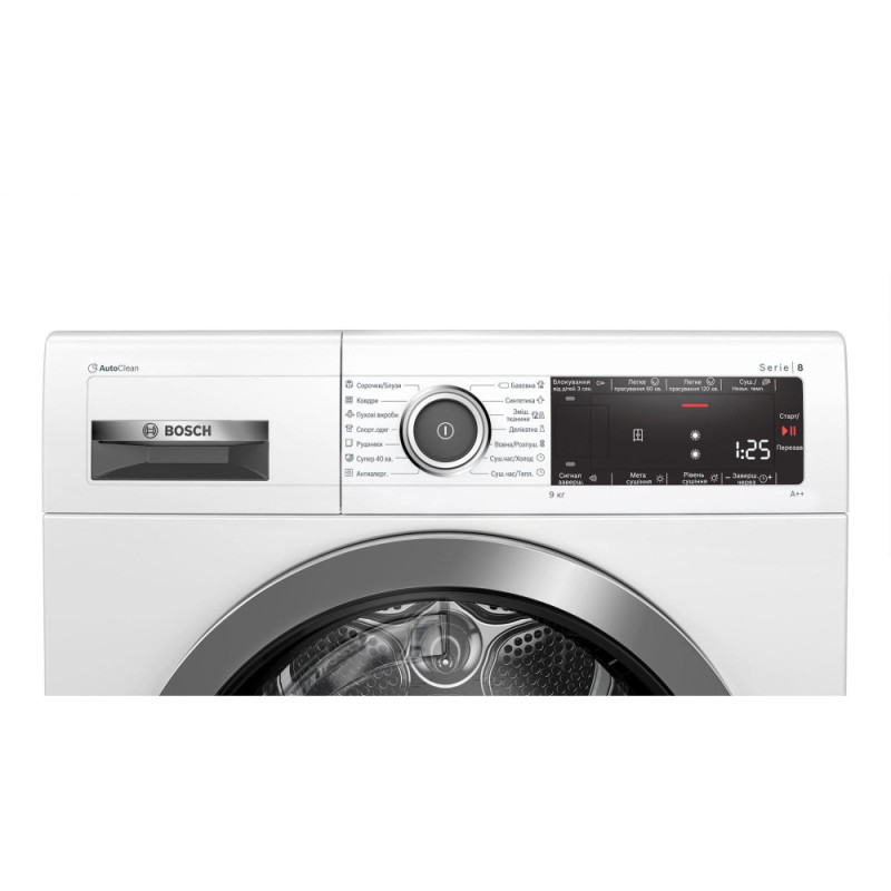 Bosch Сушильный барабан WTX87M90UA