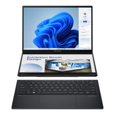 ASUS Notebook Zenbook Duo UX8406MA-QL104W 14  FHD OLED, Intel Ultra 9 185H, 32GB, F2TB, UMA, Win11, Grey (90NB12U1-M00N80)