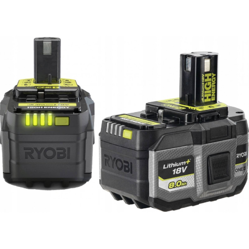Ryobi Battery ONE+ RB1880T High Energy Lithium+ 18V 8Ah 1.3kg (5133006264)