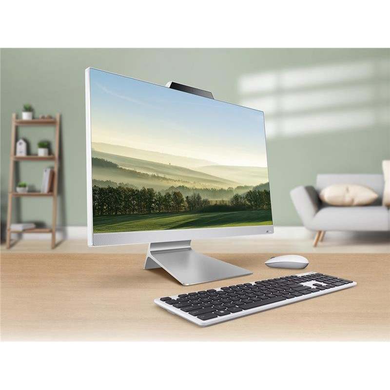 ASUS ПК Моноблок A3402WVAK-WPC0410 23.8" FHD AG Intel 3-100U, 16GB, F512GB, UMA, WiFi, кл+м, без ОС, белый (90PT03T1-M00CA0)