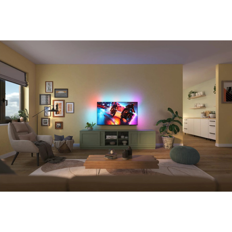 Philips Телевізор 65" Philips MiniLED 4K 144Hz Smart Titan OS Black Ambilight (65MLED920/12)