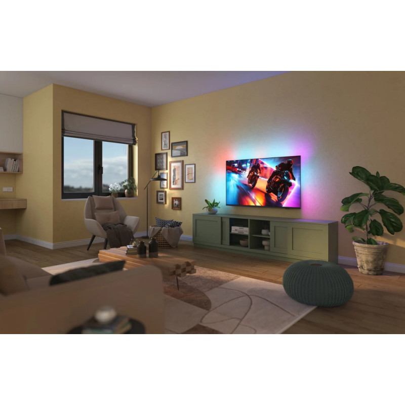 Philips Телевізор 65" Philips MiniLED 4K 144Hz Smart Titan OS Black Ambilight (65MLED920/12)