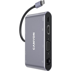 Порт-репликатор Canyon 8-in-1 USB-C (CNS-TDS14)