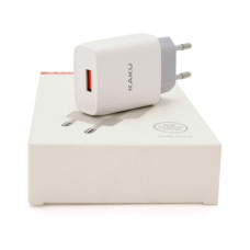 Зарядний пристрій iKAKU KSC-215 1xUSB 5V 2.1A White (KSC-215 NATU)