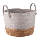 ARDESTO Basket Minimalism 28x28x22cm, paper twine, cottail grass, grey (ARHC2507RG) ARDESTO Basket Minimalism 28x28x22cm, paper twine, cottail grass, grey (ARHC2507RG)